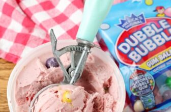 Bubble Gum Ice Cream – Barefeet within the Kitchen