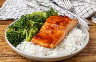 Candy & Spicy Glazed Salmon