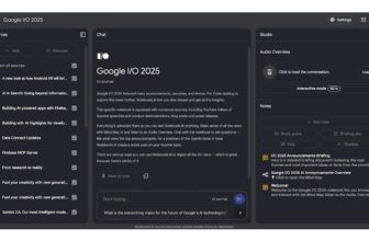 Google talks up NotebookLM upgrades by making it speak up Google I/O 2025