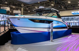 Brunswick’s newest boats at CES 2026 function edge AI, self-docking capabilities and solar energy