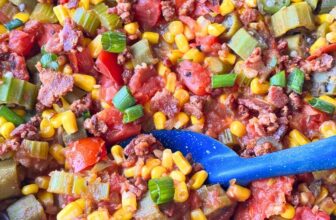 OKRA AND CORN-The Southern Woman Cooks-Cajun Type